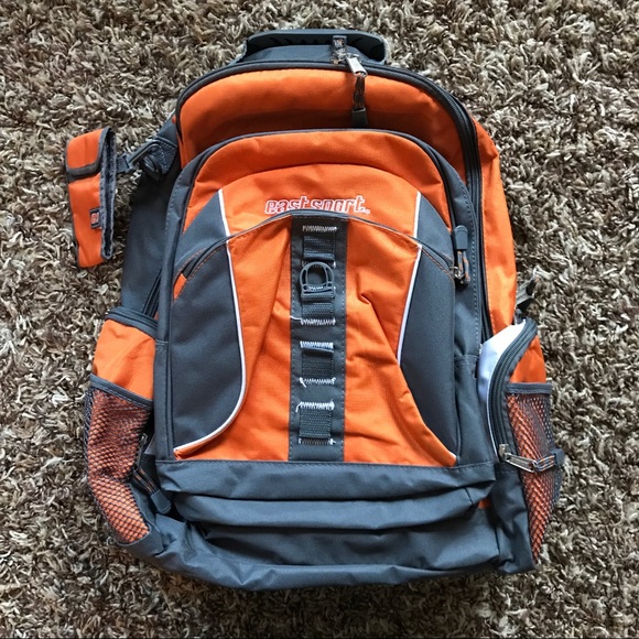 eastsport backpack orange